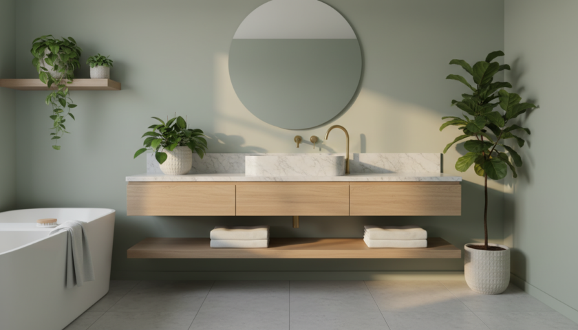 découvrez des idées déco inspirantes pour une salle de bains verte alliant style et matériaux écoresponsables, pour un espace naturel et respectueux de l'environnement.