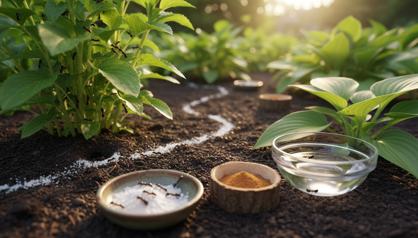 découvrez des méthodes naturelles et efficaces pour éliminer les fourmis dans votre jardin sans nuire à l'environnement.